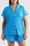 Nordstrom Moonlight Eco Short Pajamas In Blue Star Celestial