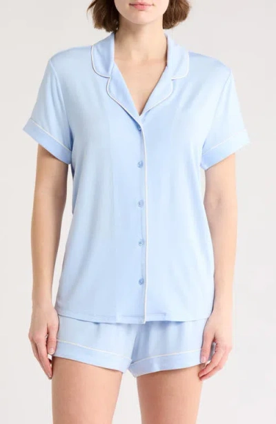 Nordstrom Moonlight Eco Short Pajamas In Blue Windsurfer