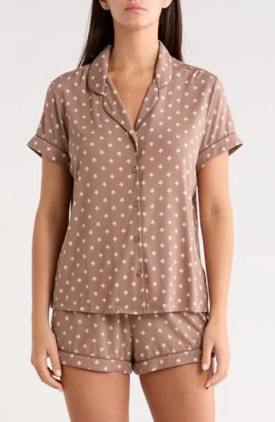 Nordstrom Moonlight Eco Short Pajamas In Brown