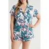 Nordstrom Moonlight Eco Short Pajamas In Ivory Egret Sao Floral