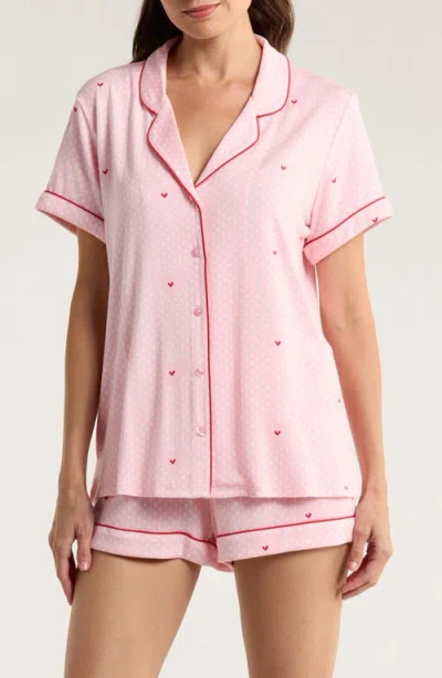 Nordstrom Moonlight Eco Short Pajamas In Pink