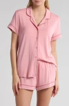 Nordstrom Moonlight Eco Short Pajamas In Pink Beauty