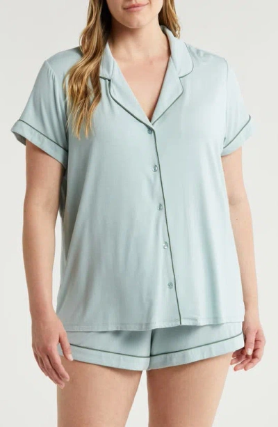 Nordstrom Moonlight Eco Short Pajamas In Teal Mist