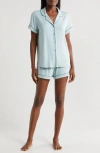 Nordstrom Moonlight Eco Short Pajamas In Teal Mist