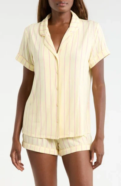 Nordstrom Moonlight Eco Short Pajamas In Yellow