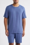 Nordstrom Moonlight Eco Stretch Modal Pajama T-shirt In Blue