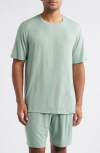 Nordstrom Moonlight Eco Stretch Modal Pajama T-shirt In Green