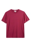 Nordstrom Moonlight Eco Stretch Modal Pajama T-shirt In Burgundy Rhode
