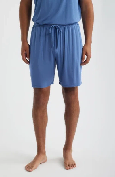 Nordstrom Moonlight Modal Blend Drawstring Lounge Shorts In Blue