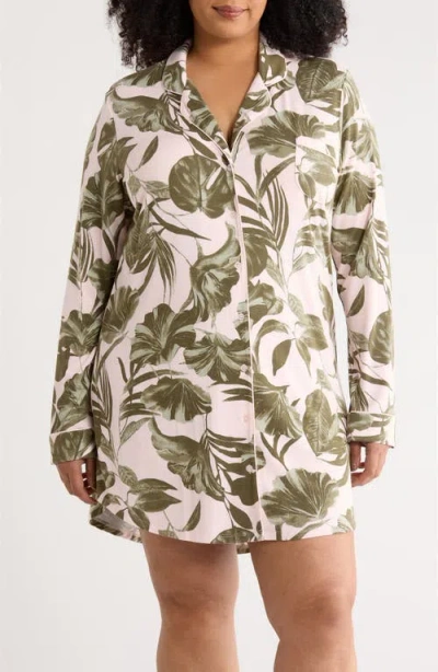 Nordstrom Moonlight Nightshirt In Green