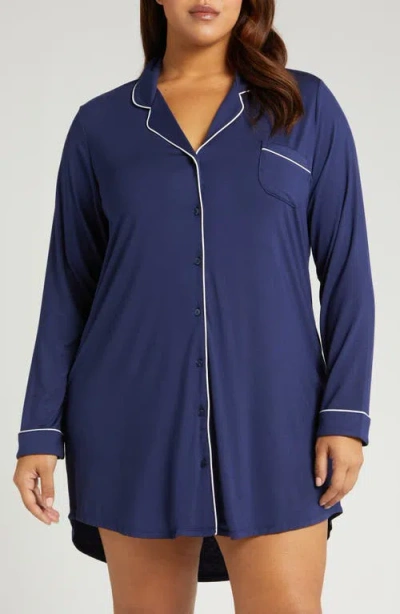 Nordstrom Moonlight Nightshirt In Blue