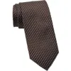 Nordstrom Motsen Mini Geo Silk Tie In Brown