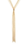 Nordstrom Multistrand Bead Chain Y-necklace