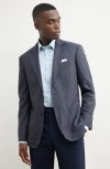 Nordstrom Nailhead Textured Wool Sport Coat In Gray