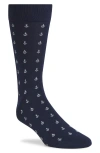 Nordstrom Nautical Pattern Socks In Blue