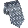 Nordstrom Neat Silk Tie In Silver