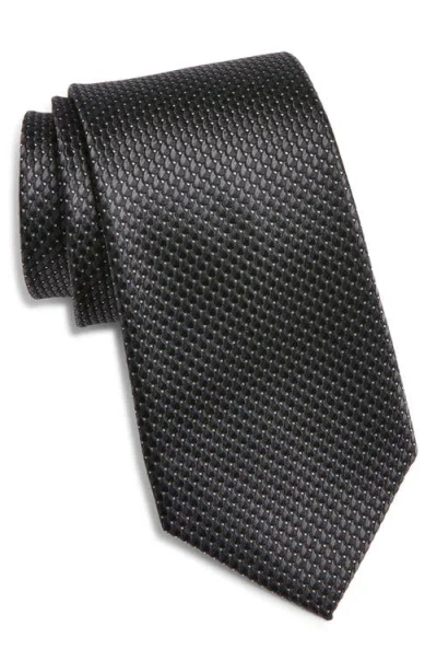 Nordstrom Neat Silk Tie In Black