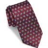 Nordstrom Neat Silk Tie In Burgundy