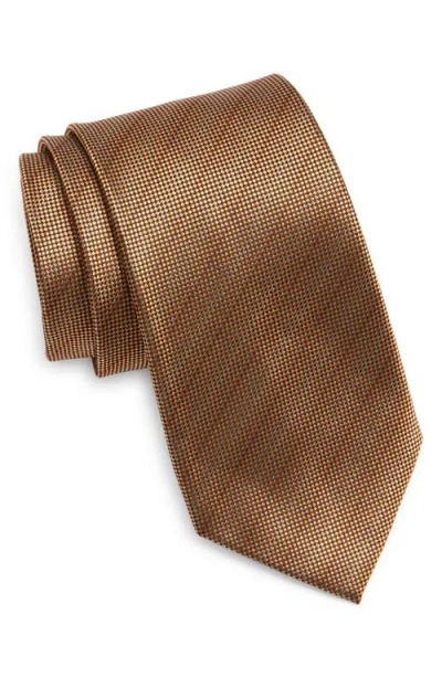 Nordstrom Neat Silk Tie In Burgundy