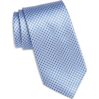 Nordstrom Neat Silk Tie In Light Blue