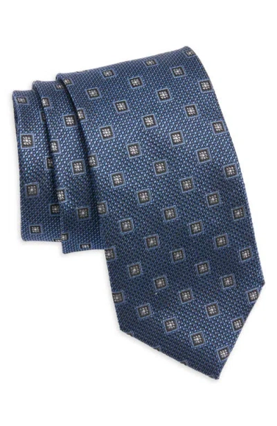 Nordstrom Neat Silk Tie In Navy