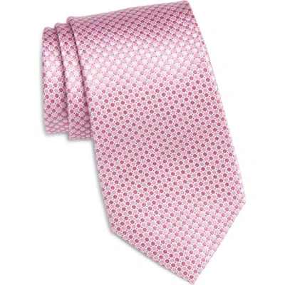 Nordstrom Neat Silk Tie In Pink