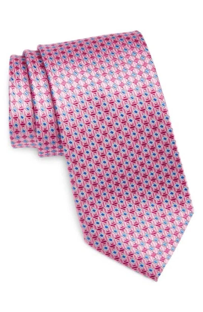 Nordstrom Neat Silk Tie In Pink