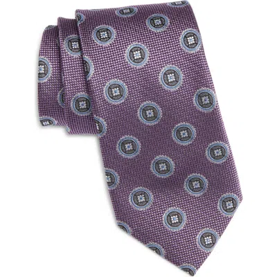 Nordstrom Neat Silk Tie In Purple