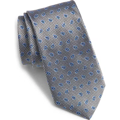 Nordstrom Neat Silk Tie In Gray