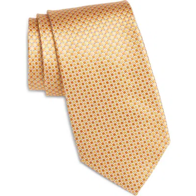 Nordstrom Neat Silk Tie In Yellow