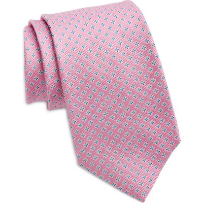 Nordstrom Neat Silk X-long Tie In Pink