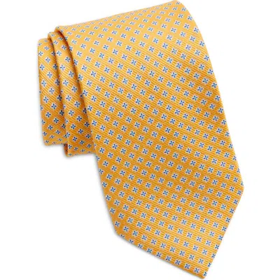 Nordstrom Neat Silk X-long Tie In Yellow
