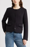 Nordstrom Neoprene Jacket In Black
