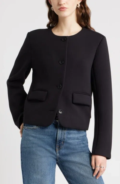 Nordstrom Neoprene Jacket In Black