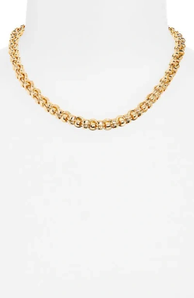 Nordstrom Nested Round Link Chain Necklace In Gold