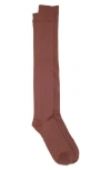 Nordstrom Opaque Knee High Socks In Brown Brunette