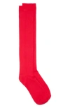 Nordstrom Opaque Knee High Socks In Red Toreador