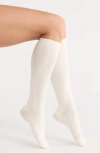 Nordstrom Opaque Knee High Socks In White