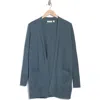 Nordstrom Open Front Cardigan In Blue Slate