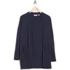 Nordstrom Open Front Cardigan In Navy Night