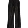 Nordstrom Open Knit Cover-up Pants In Black