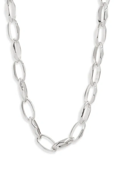 Nordstrom Open Link Necklace In Metallic