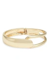 Nordstrom Open Loop Hinge Bangle In Gold