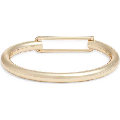 Nordstrom Open Rectangle Closure Bangle In Gold