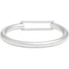 Nordstrom Open Rectangle Closure Bangle In Metallic