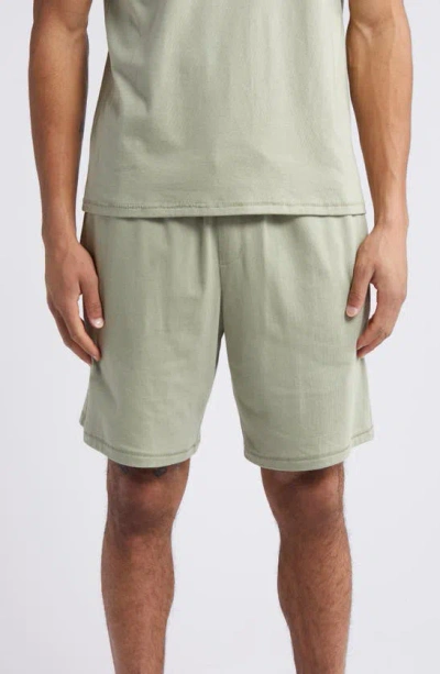 Nordstrom Organic Cotton & Tencel® Modal Lounge Shorts In Green Clay