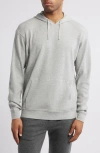 Nordstrom Organic Cotton Blend Thermal Hoodie In Grey Heather