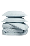 Nordstrom Organic Cotton Percale Duvet & Shams Set In Blue