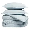 Nordstrom Organic Cotton Percale Duvet & Shams Set In Blue Drift