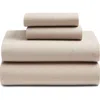 Nordstrom Organic Cotton Percale Sheet Set In Brown